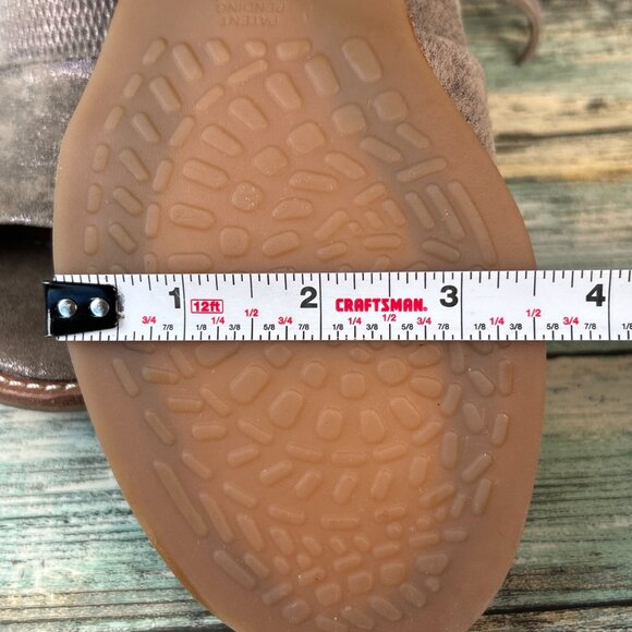 Sofft Slingback Sandal Womens 6M Gray Leather Dress Work Comfort Zip Up Open Toe - Picture 8 of 10